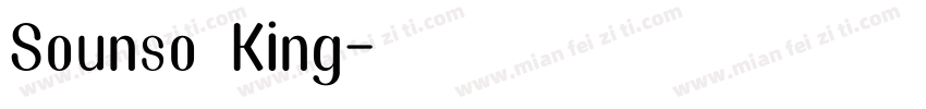 Sounso King字体转换
